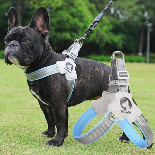 harnais-pour-chien-harnesses-rouge-noir-chien