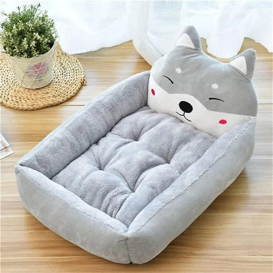 lit-pour-chien-dog-gris