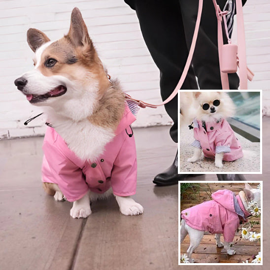 manteau-chien-rose