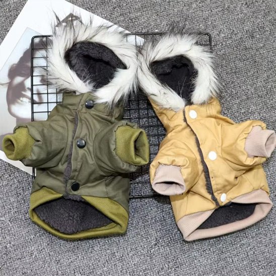 manteau-pour-chien-doggy-chen-vert-jaune