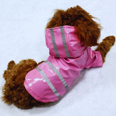 Manteau pour chien Premi rose brun coucher chien
