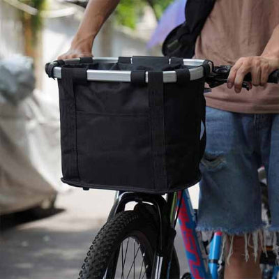 Panier vélo chien dogbasket noir vide arrêter chien