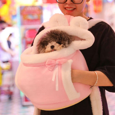 Sac de transport chien dogbag rose chien